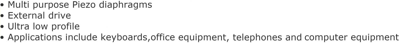 זמזמים פיאזו אלמנטים PRO-SIGNAL